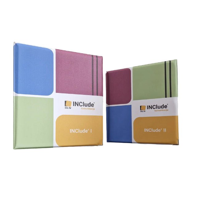 INClude® radna ploča, Knjige s komunikacijskim simbolima i Sržni rječnik