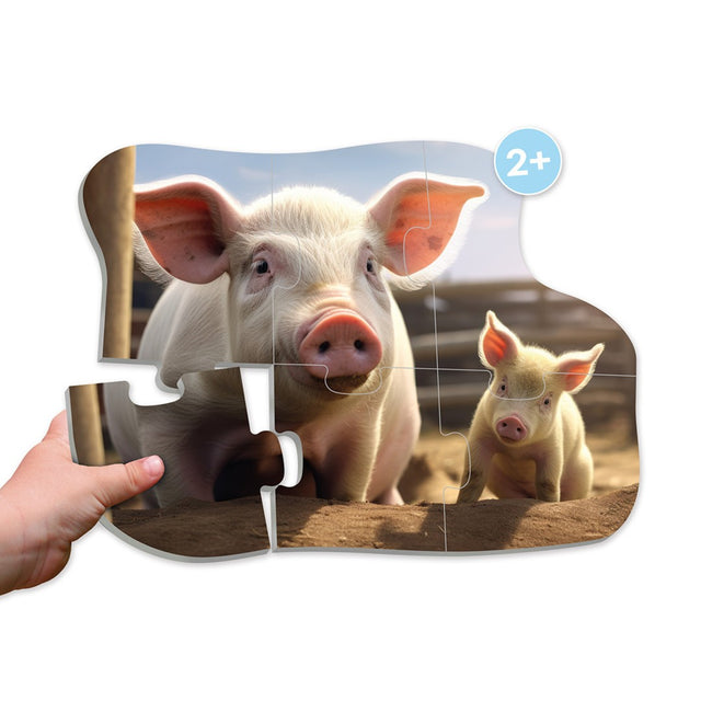 Maxi puzzle: Životinje i njihova mladunčad
