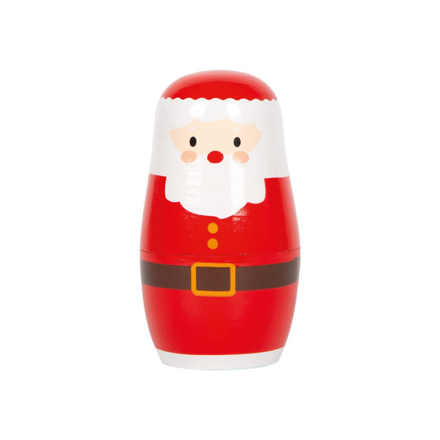 Božićne drvene matrioška figurice