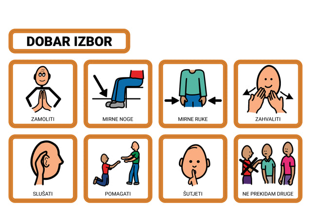 INClude® radna ploča, Knjige s komunikacijskim simbolima i Sržni rječnik