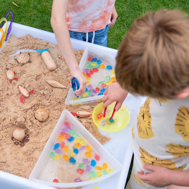 Niski svjetleći stol - kockasti