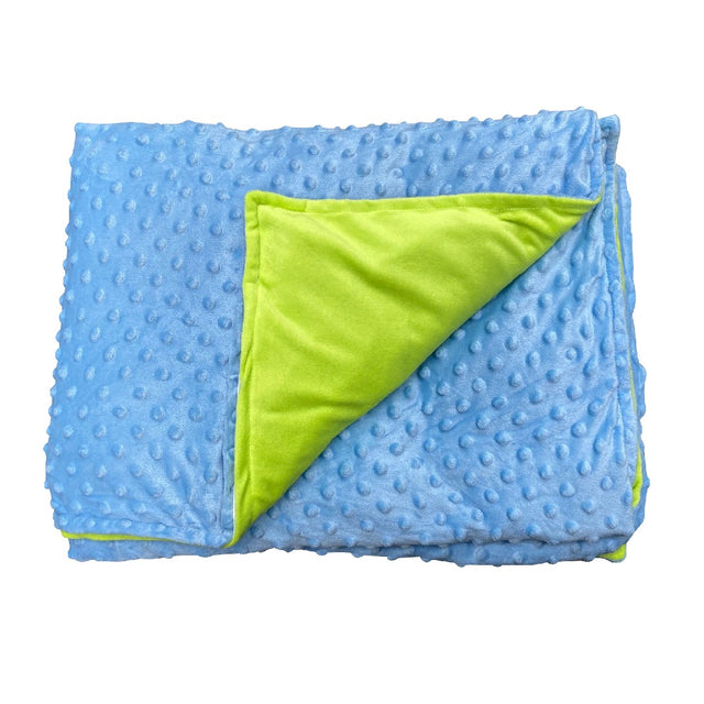 Otežana deka 100 x 150 cm (4 kg, plava/zelena)