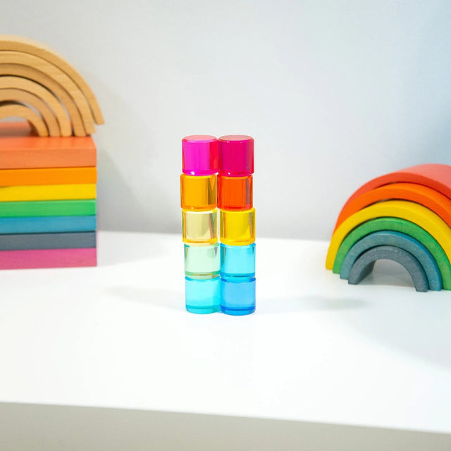 Šareni prozirni valjčići