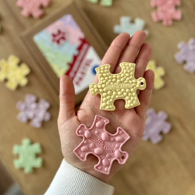 Ortopedske puzzle - setovi šarenih taktilnih privjesaka