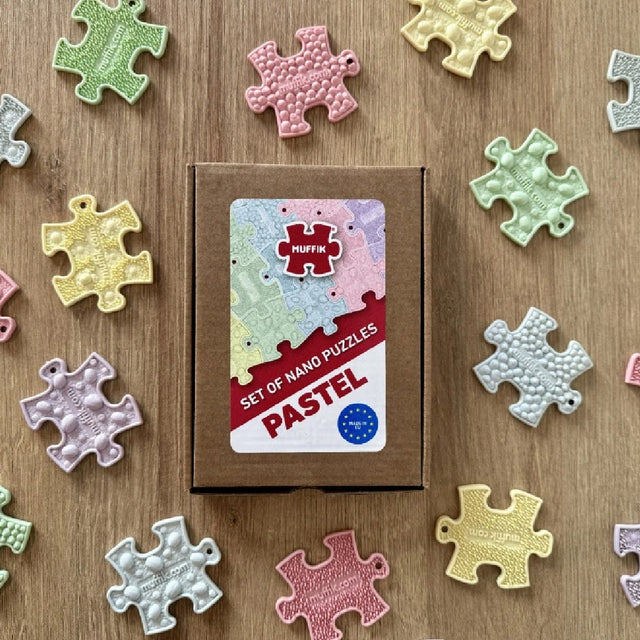 Ortopedske puzzle - setovi šarenih taktilnih privjesaka