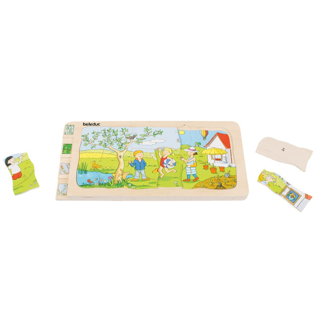Slojevite puzzle: Četiri godišnja doba
