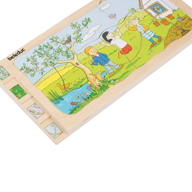 Slojevite puzzle: Četiri godišnja doba