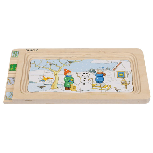 Slojevite puzzle: Četiri godišnja doba