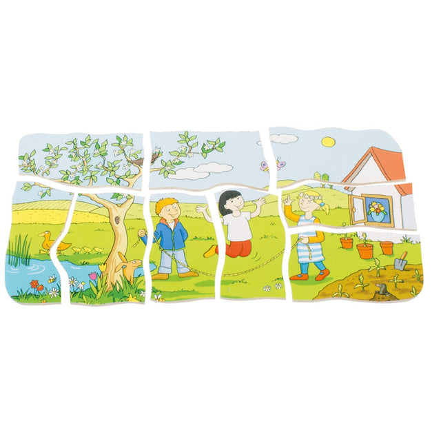 Slojevite puzzle: Četiri godišnja doba