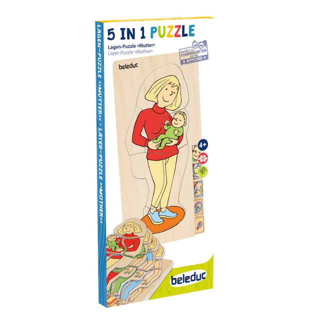 Slojevite puzzle: Mama