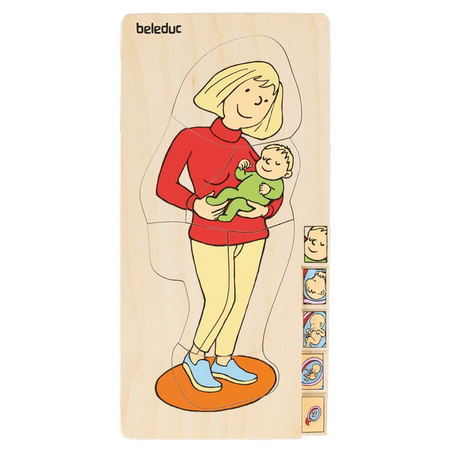 Slojevite puzzle: Mama