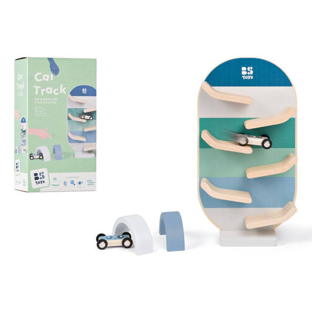 Drvena staza s autićima