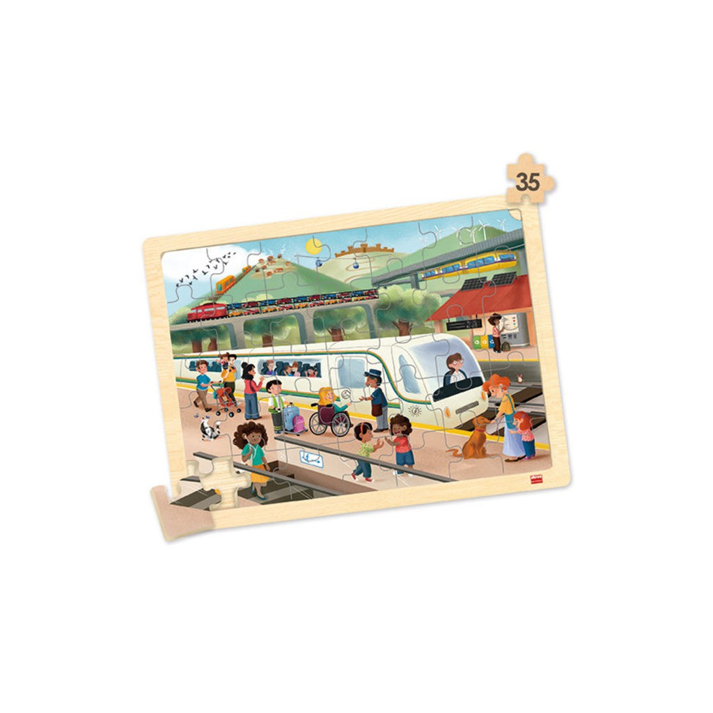 Drvene puzzle: Transport