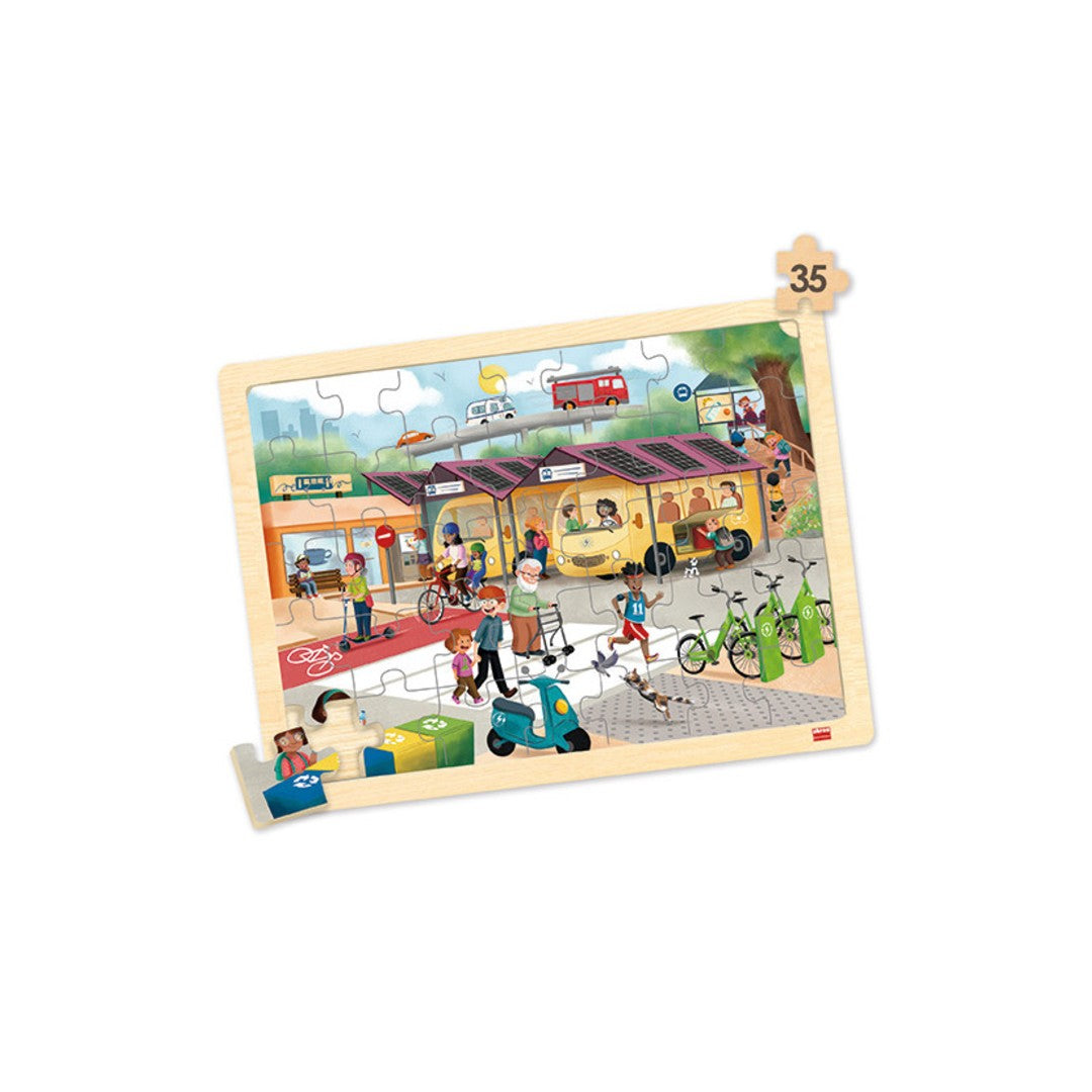 Drvene puzzle: Transport