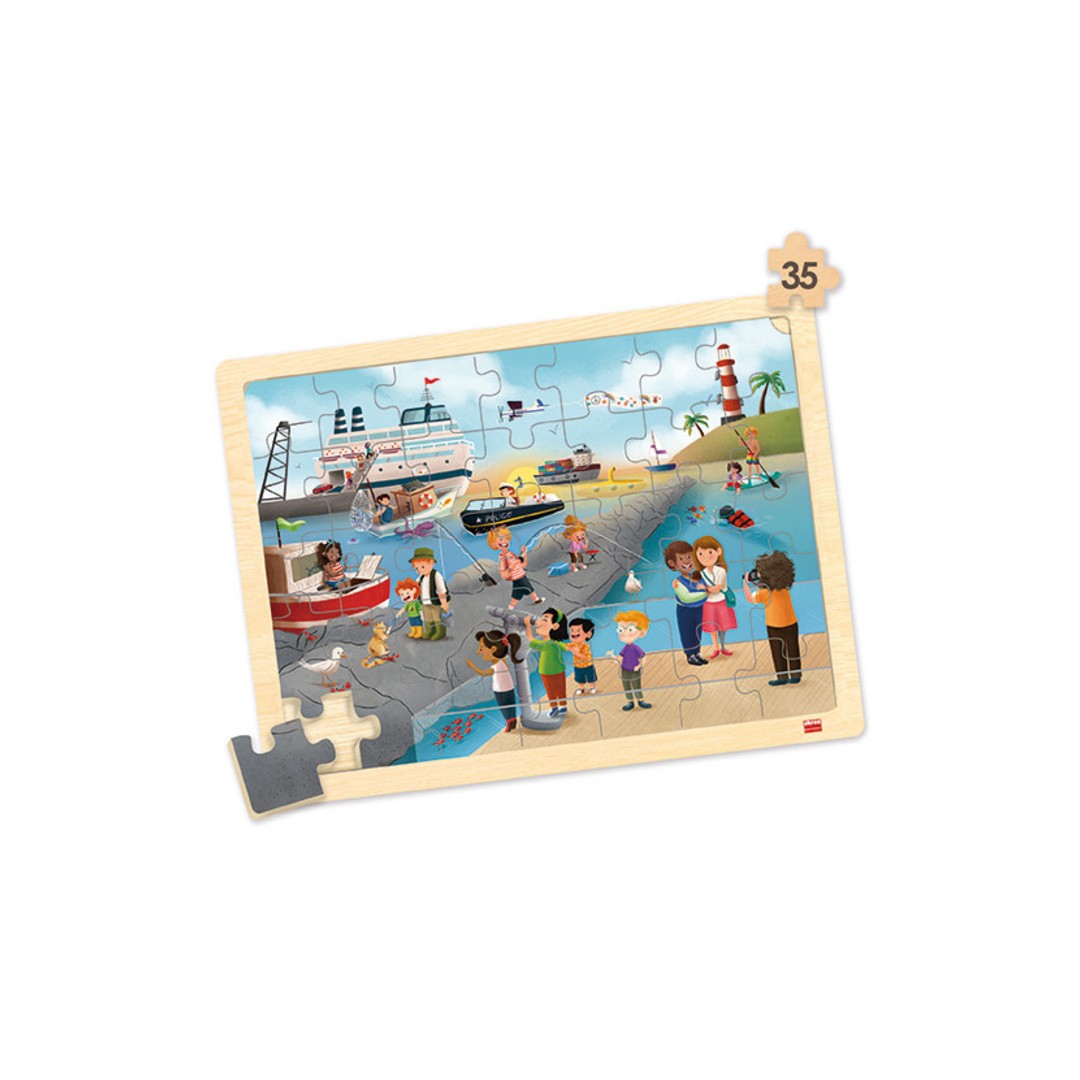 Drvene puzzle: Transport