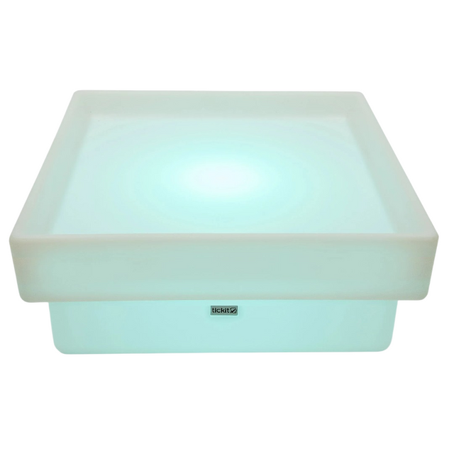 Niski svjetleći stol - kockasti