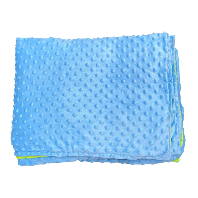 Otežana deka 100 x 150 cm (4 kg, plava/zelena)