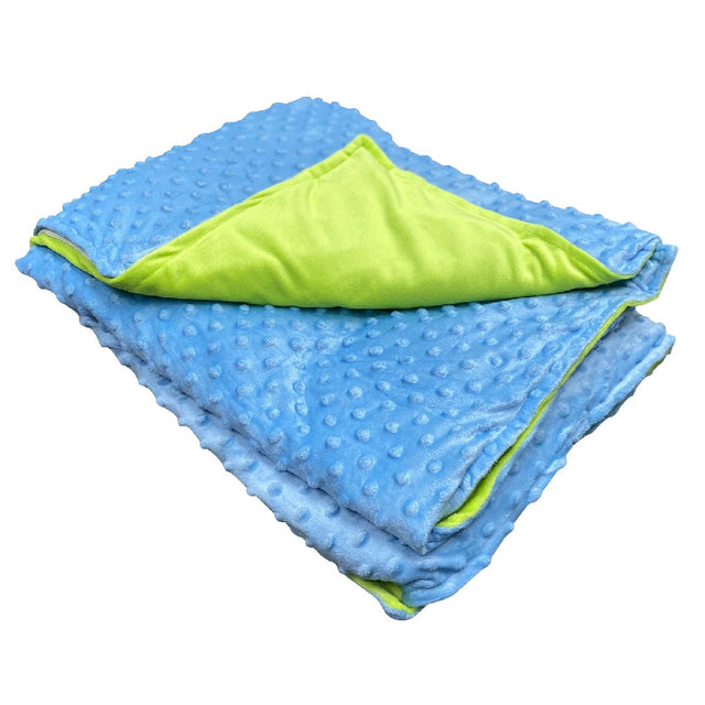 Otežana deka 150 x 200 cm (5 kg, plava/zelena)