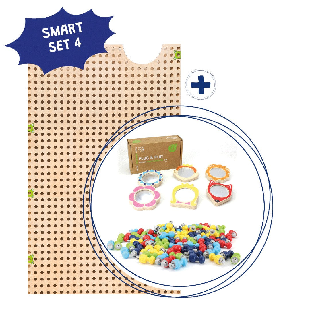 PLUG it Smart set 4 - ploča, ogledala i čepići