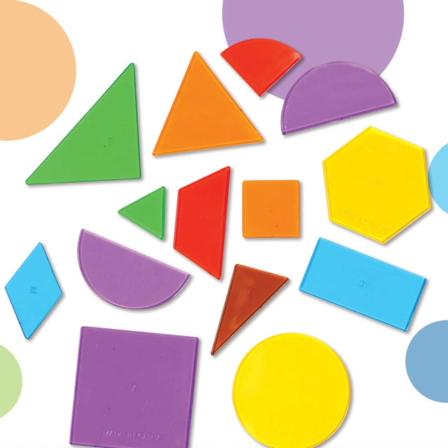 Prozirni geometrijski oblici II (408 komada)