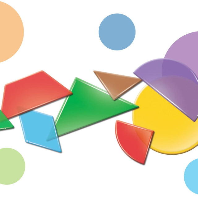 Prozirni geometrijski oblici II (408 komada)