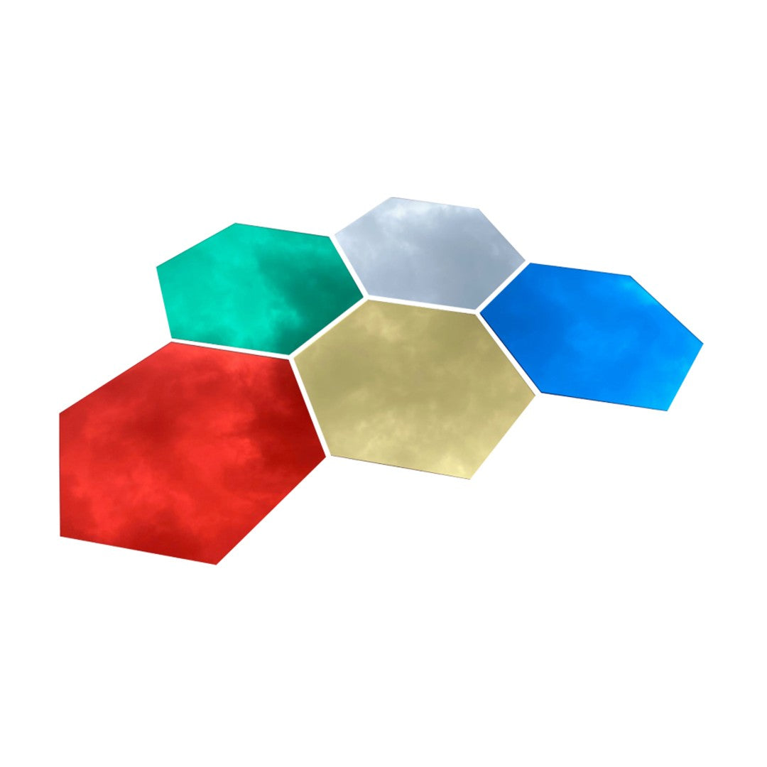 Pisana šesterokotna ogledala - set 5/1