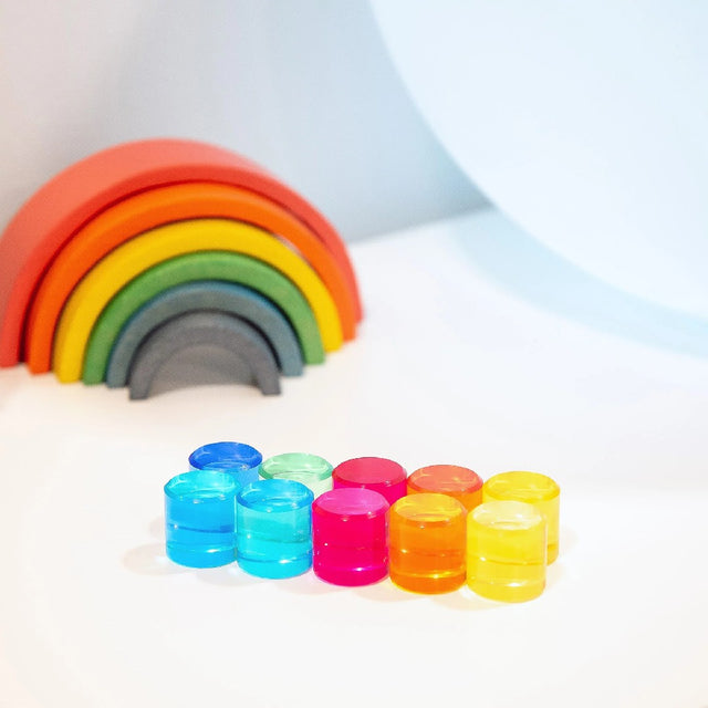 Šareni prozirni valjčići