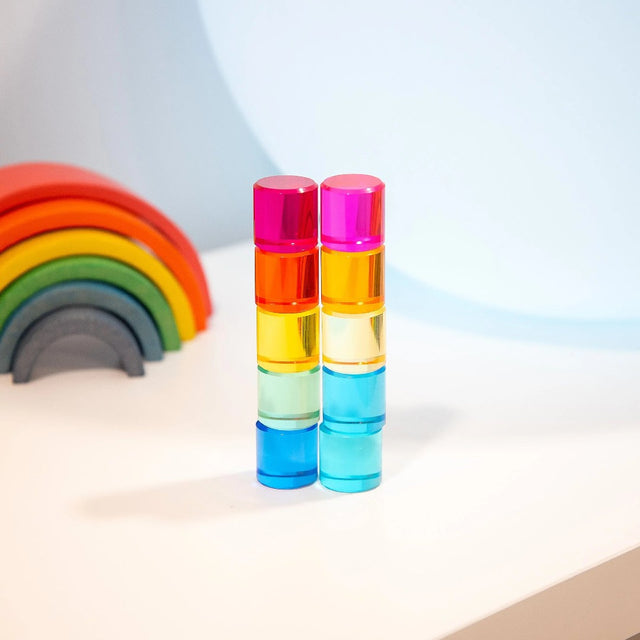 Šareni prozirni valjčići