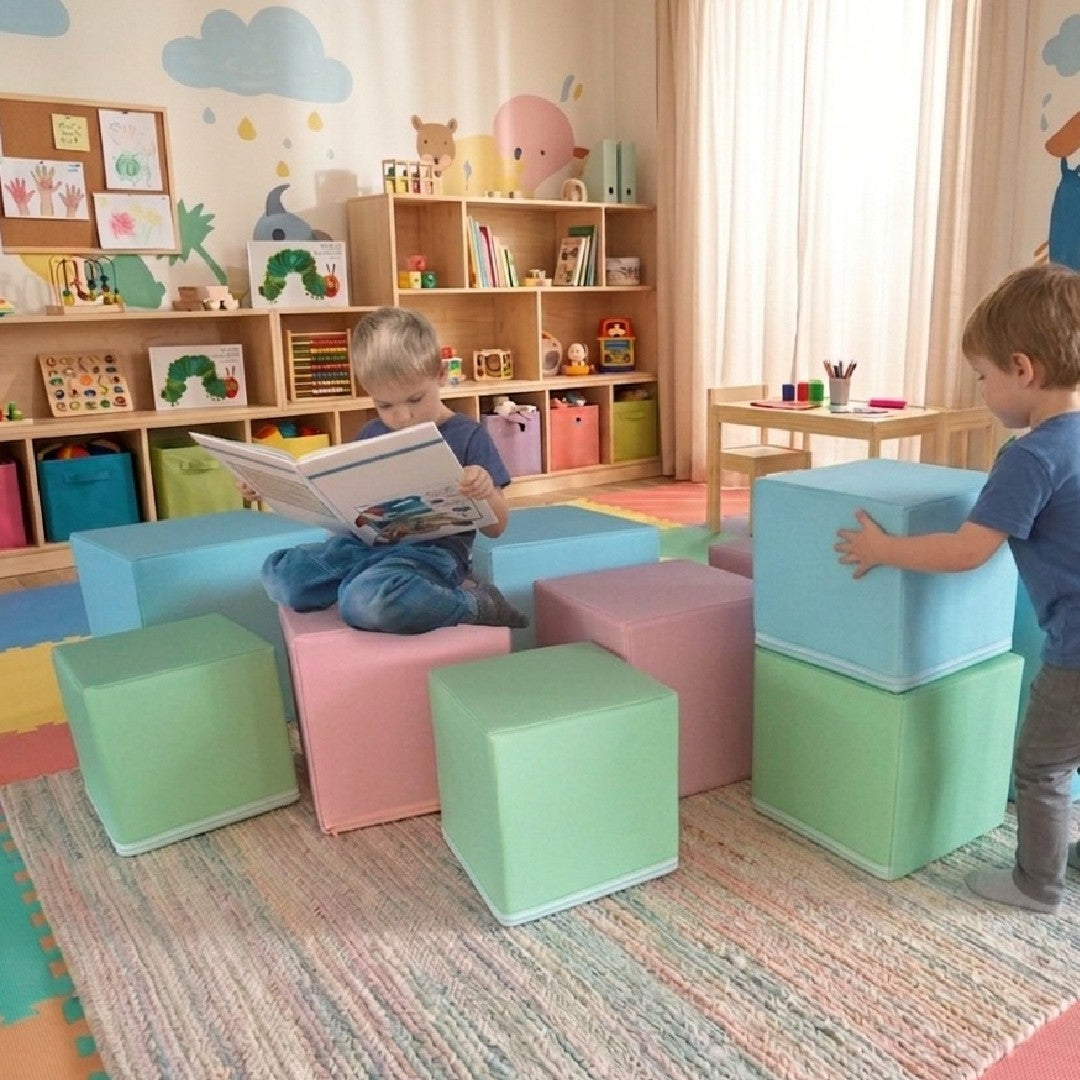 Set od 9 mekanih kocki
