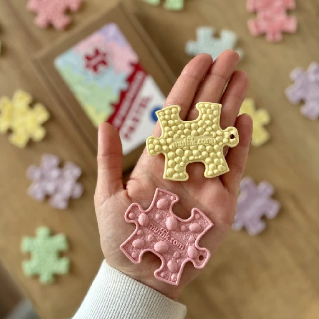 Ortopedske puzzle - setovi šarenih taktilnih privjesaka