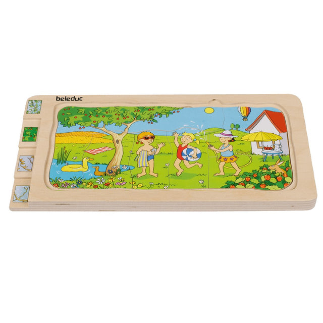 Slojevite puzzle: Četiri godišnja doba