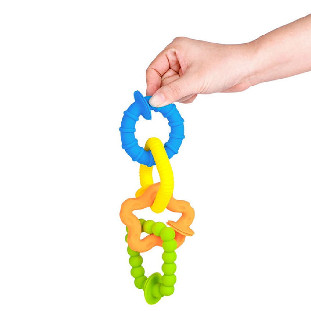 Taktilni silikonski prstenovi - set od 6