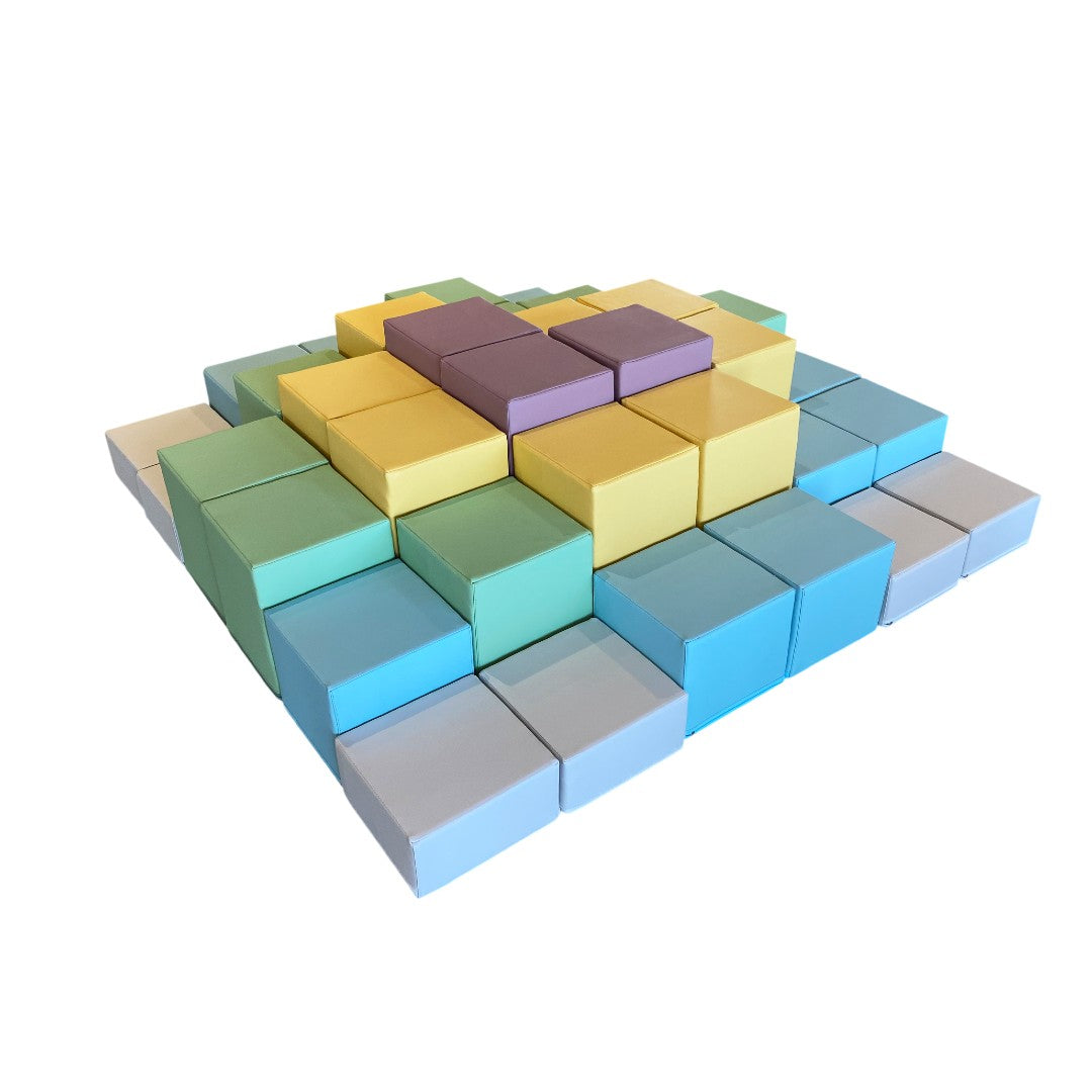 Modularna soft play piramida - set od 36 elemenata