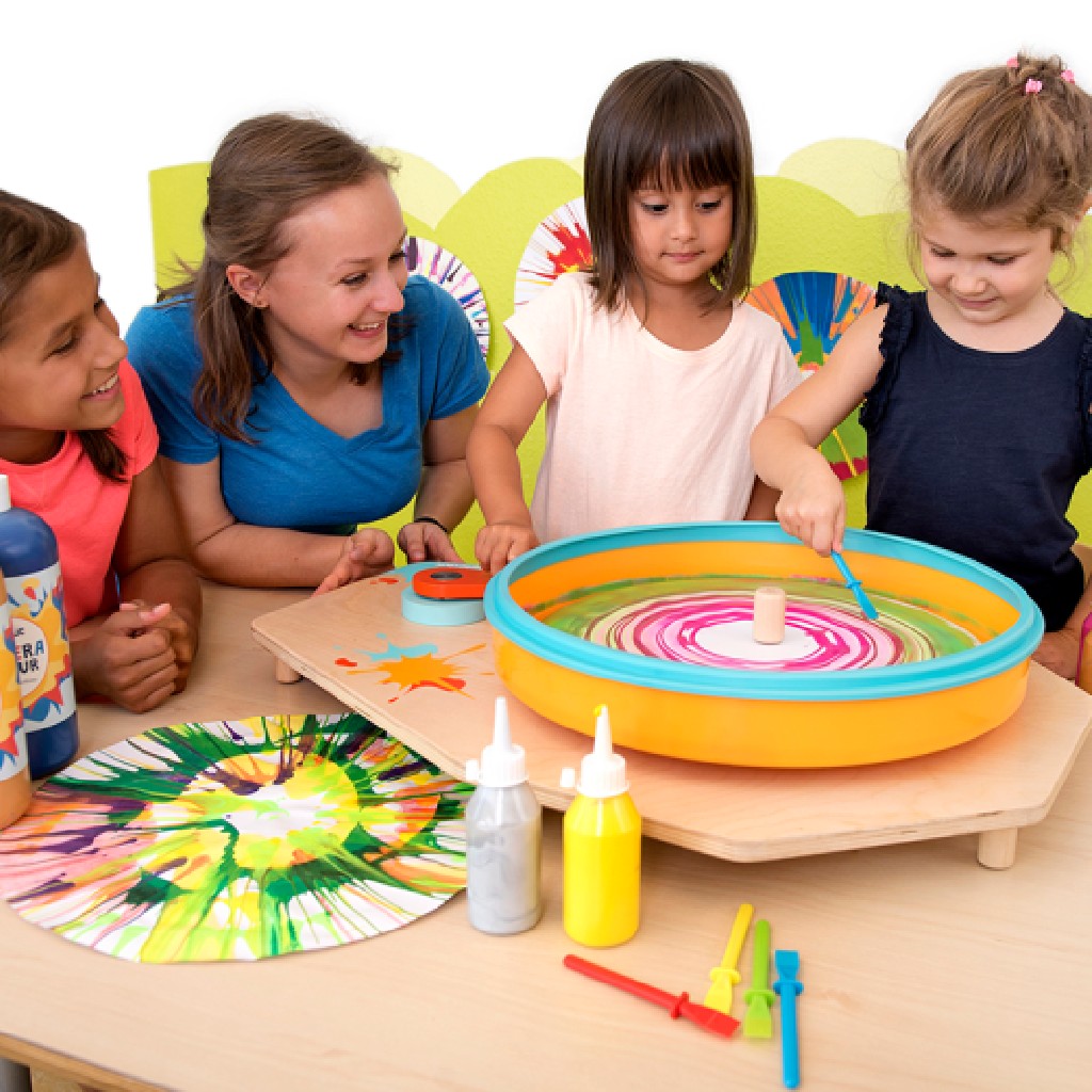 Vrtuljak boja - set za kreativno slikanje