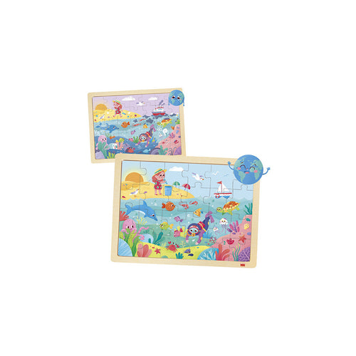 drvene puzzle ocean